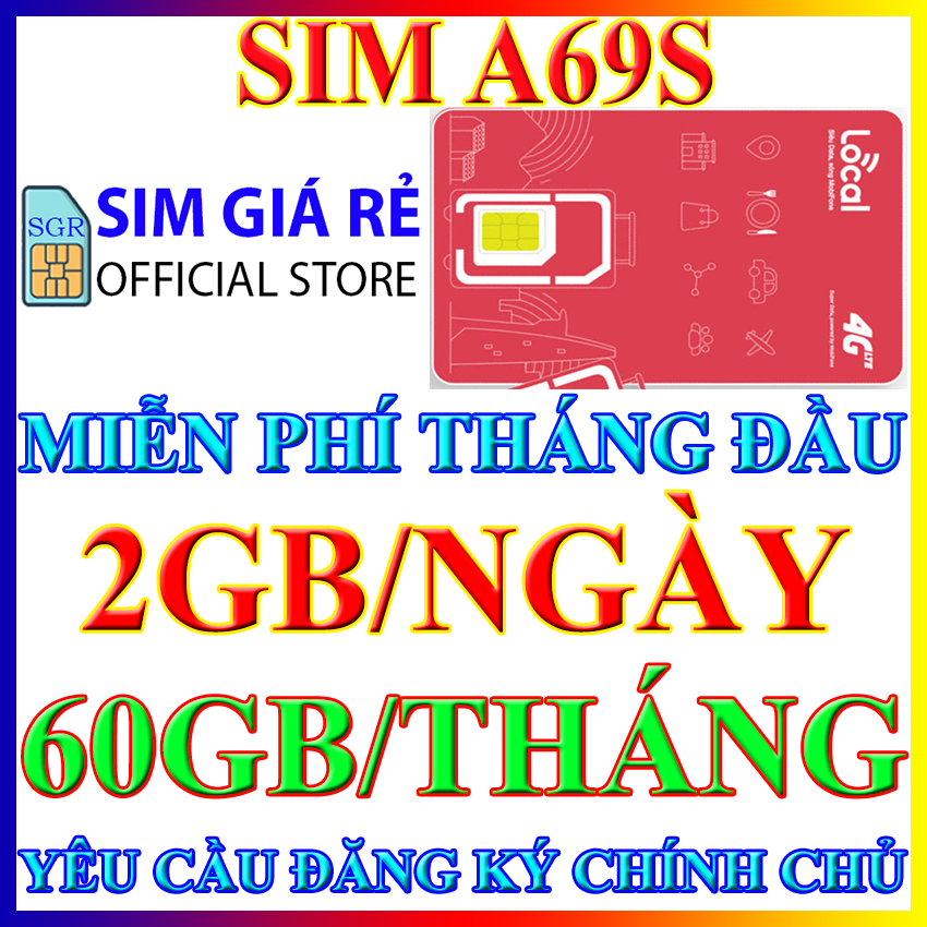 FREESHIP - CHƯA KÍCH HOẠT. SIM 4G LOCAL KHÔNG GIỚI HẠN DATA, SIM 4G MOBIFONE TỶ GB MIỄN PHÍ THÁNG ĐẦU MUA VỀ DÙNG KHÔNG CẦN NẠP TIỀN, SHOP SIM GIÁ RẺ