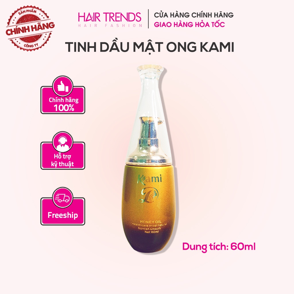 Tinh dầu dưỡng tóc chiết xuất mật ong-hương nước hoa Kami siêu mềm mượt tóc
