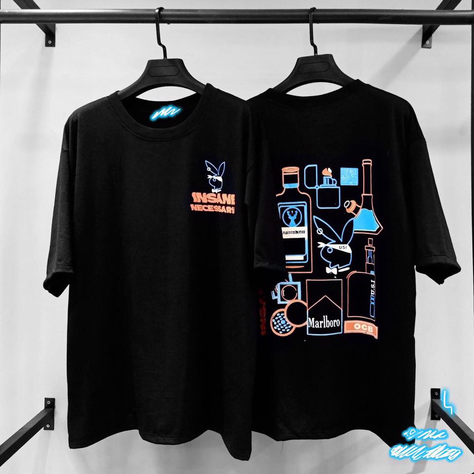 [HCM]Áo thun Insane x Necessary Unisex (Đen)