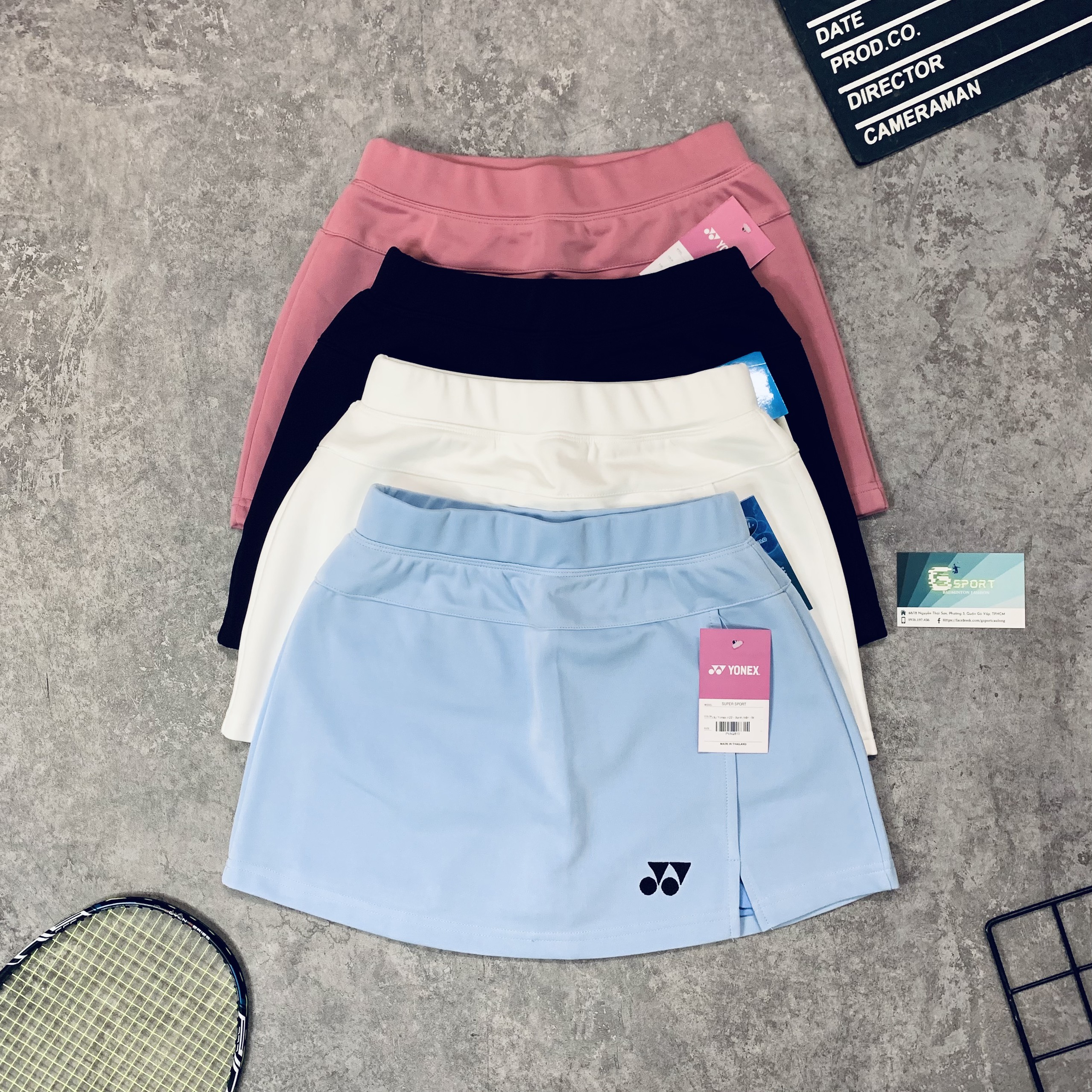 Váy cầu lông yonex, váy yonex nữ - váy đẹp chất liệu co giãn thông thoáng
