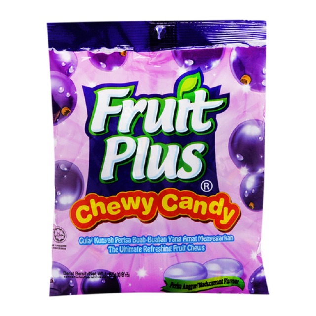 Kẹo Mềm Fruit Plus Hương Nho Đen Chewy Candy