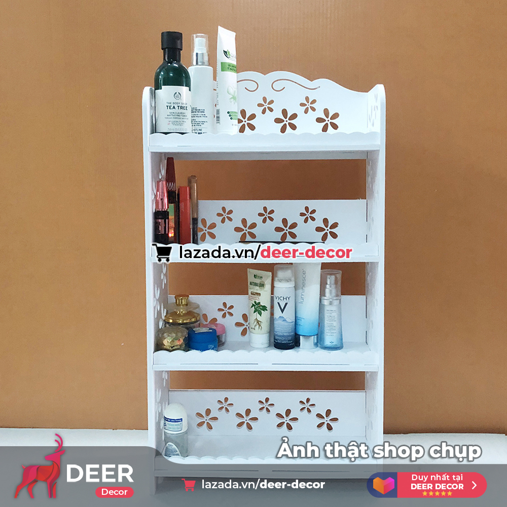 Kệ để mỹ phẩm, để sơn, kệ trang trí - phụ kiện trang trí - deer decor