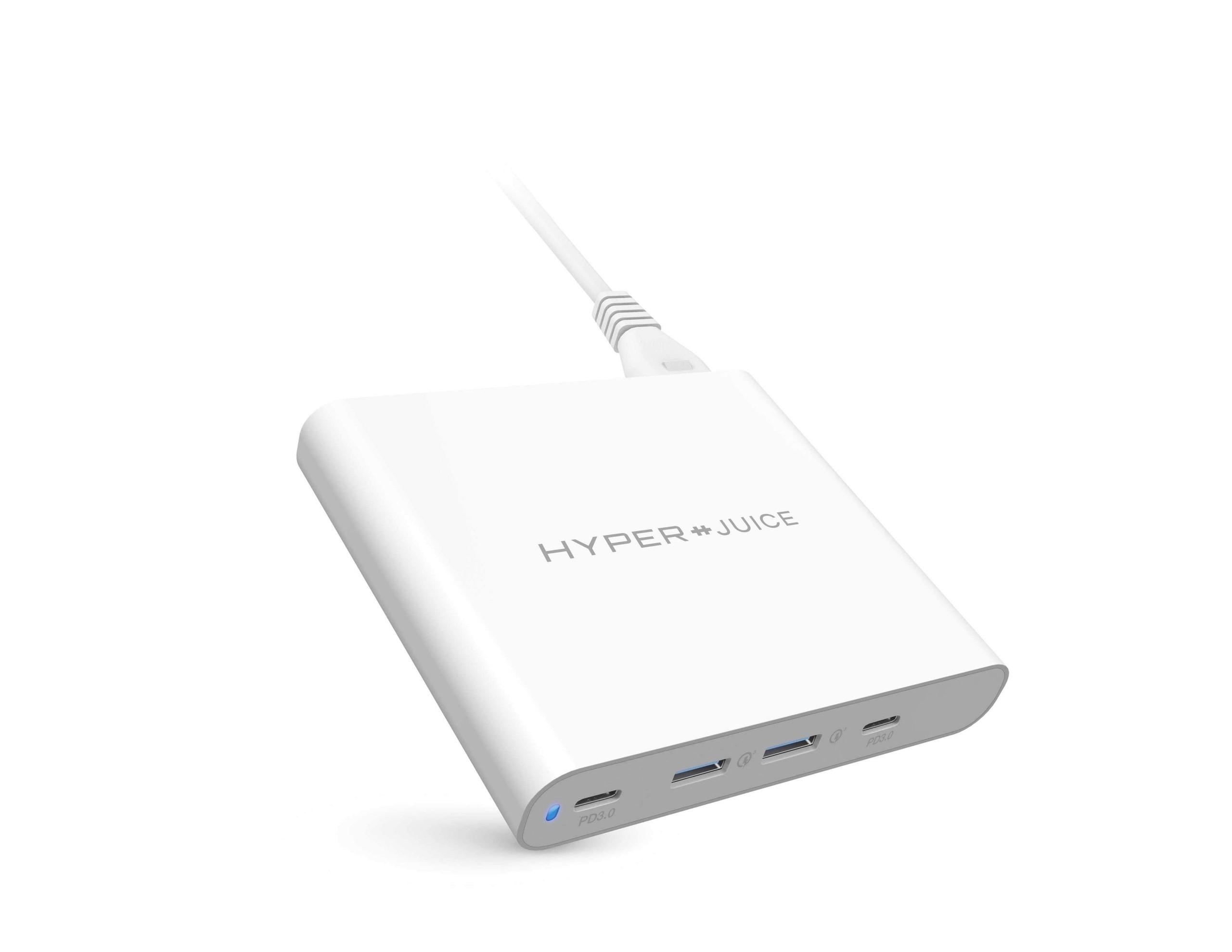 Sạc đa cổng macbook hyperjuice 87w dual usb-c/usb a qc3.0 - topstore