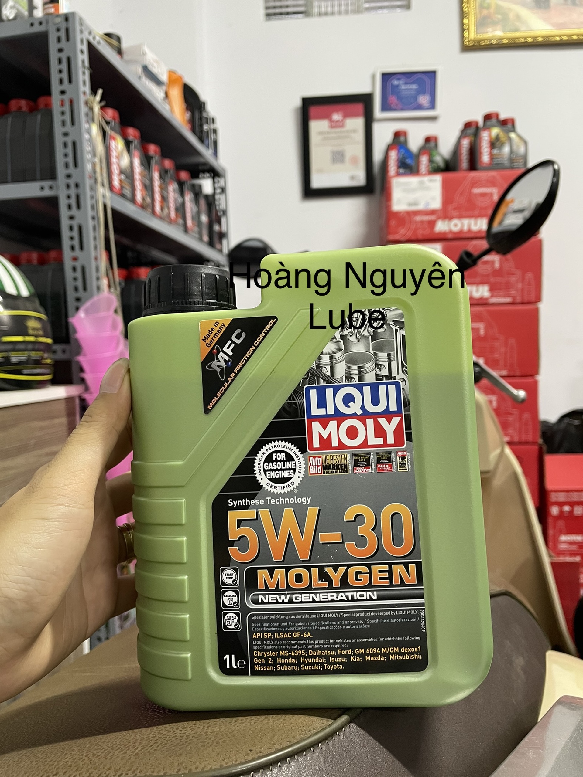 Dầu nhớt Liqui Moly Molygen 5W30 9047 SN/CF 1lít 100% Tổng hợp