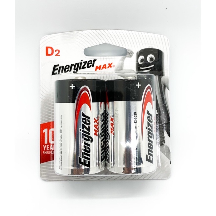 Vỉ 2 viên pin đại energizer 1,5v - hàng chính hãng