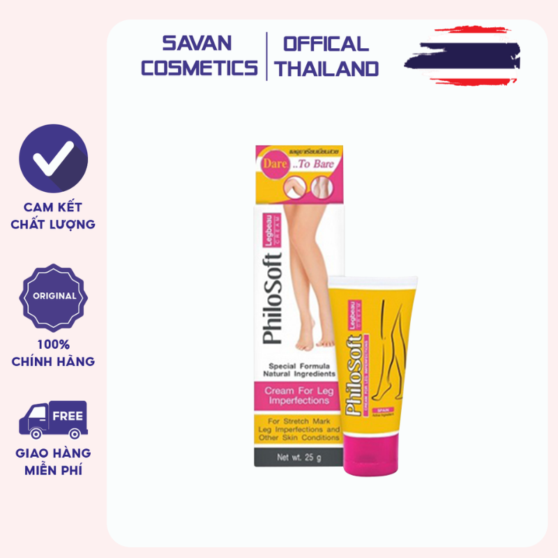 Kem thoa suy giãn tĩnh mạch PhiloSoft Legbeau Cream 25g Thái Lan