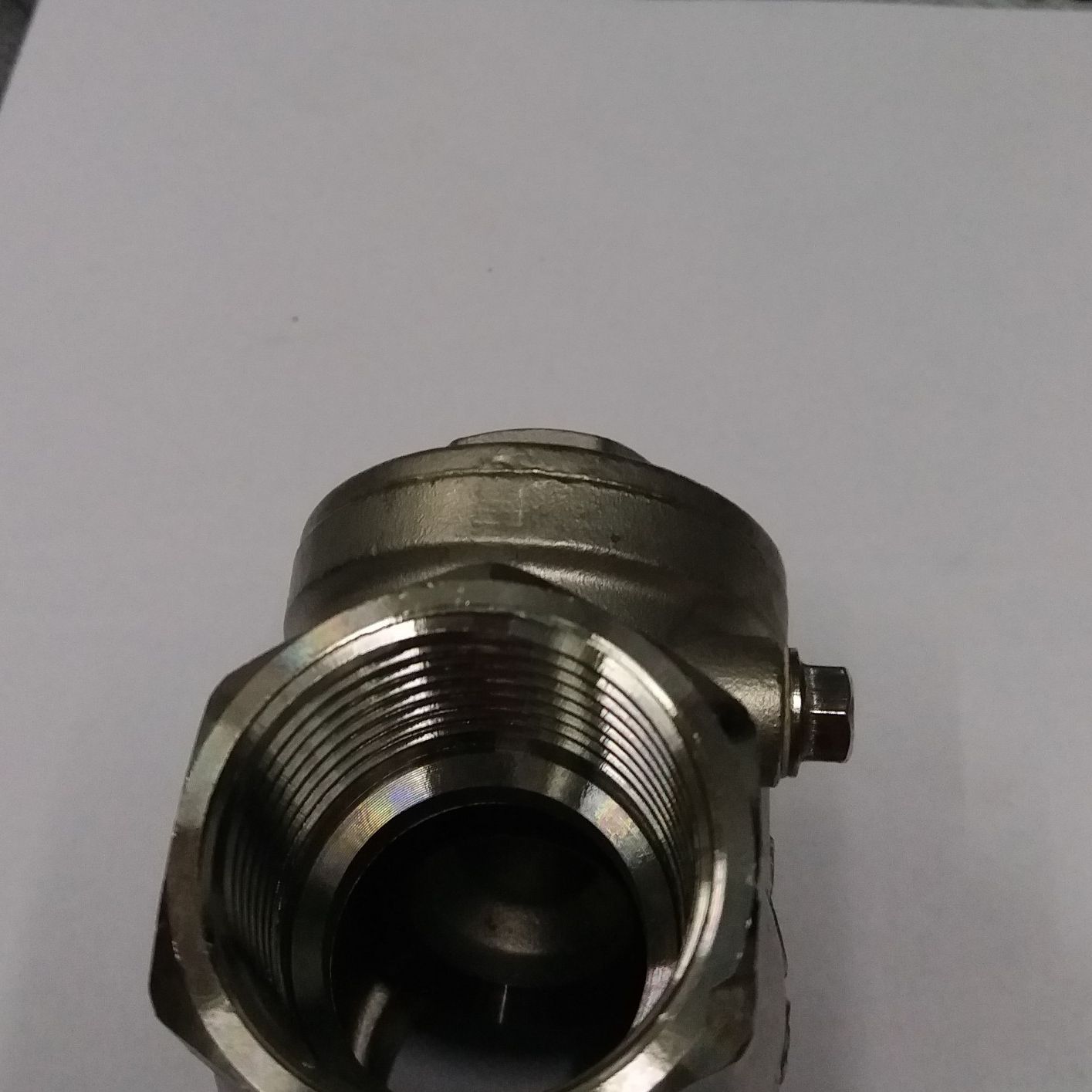 Van 1 chiều lá lật inox 304 ren 34mm taiwan