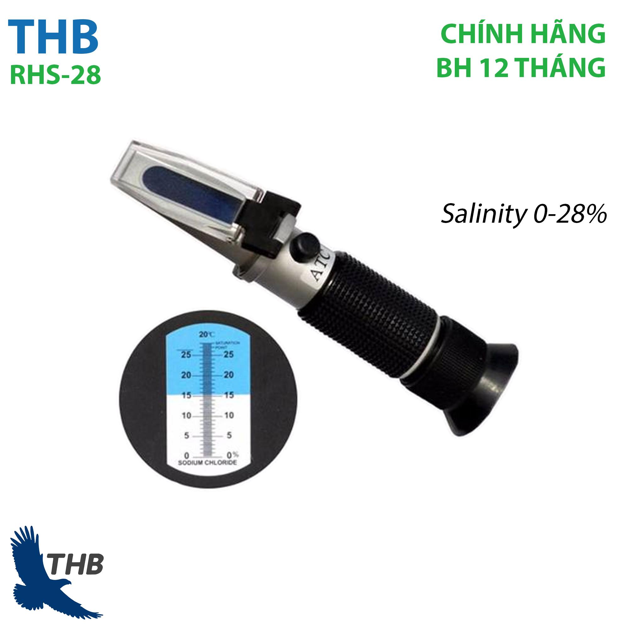 Khúc xạ kế đo độ mặn của muối thb rhs-28