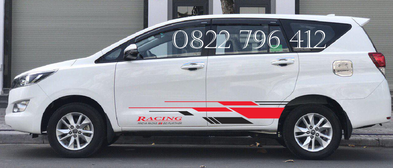 Tem dán sườn xe trang trí innova. Tem dán xe Innova