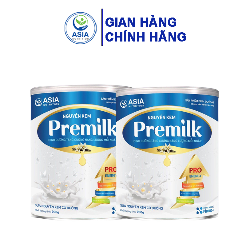 Combo 2 hộp sữa dinh dưỡng phục hồi sức khỏe nguyên kem Premilk 900g giải