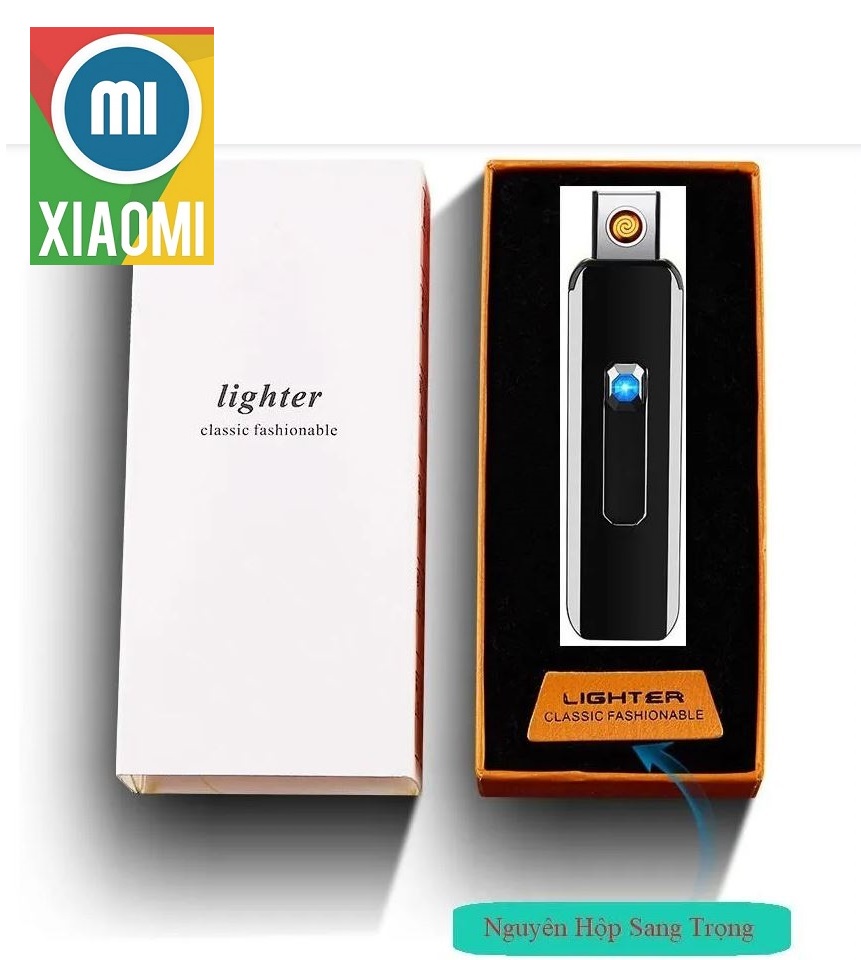 Xiaomi Khuyến Mại [SẠC ĐIỆN] Bật Lửa Điện Hồng Ngoại Xiaomi Hột Quẹt USB Sạc Điện Chống Gió Tốt Có Đ