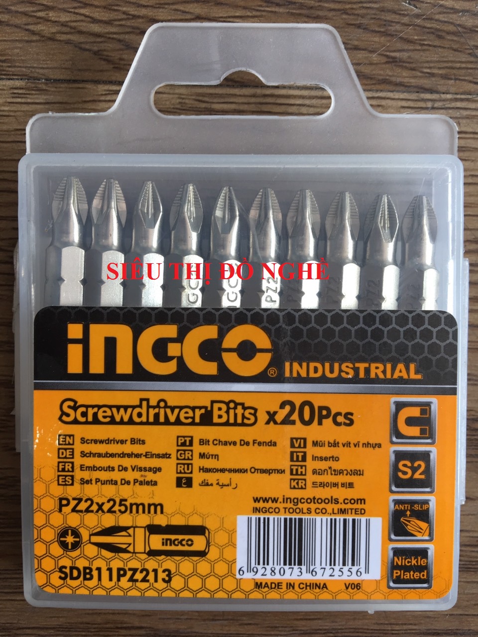 Mũi bắt vít vĩ nhựa hiệu ingco sdb11pz213