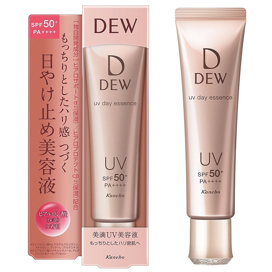 Kem dưỡng ngày chống lão hóa Kanebo Dew UV Day Essence SPF50+/PA++++ 40g - Nhật Bản