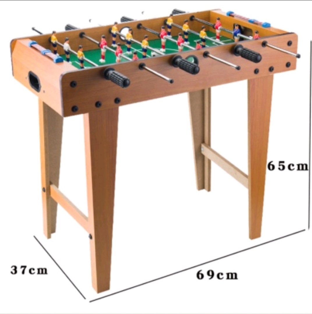 [Clip Quay Thật, Cỡ To Nhất 69x37cm] Bàn Bi Lắc Bóng Đá Mini Chân cao và Chân Thấp Bằng Gỗ 6 Tay Cầm Loại Lớn Nhất, Size Đại