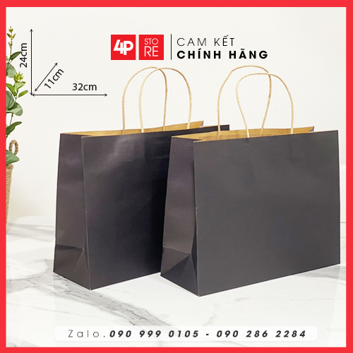 10 TÚI KRAFT XANH DƯƠNG ĐẬM 120GSM NHIỀU SIZE
