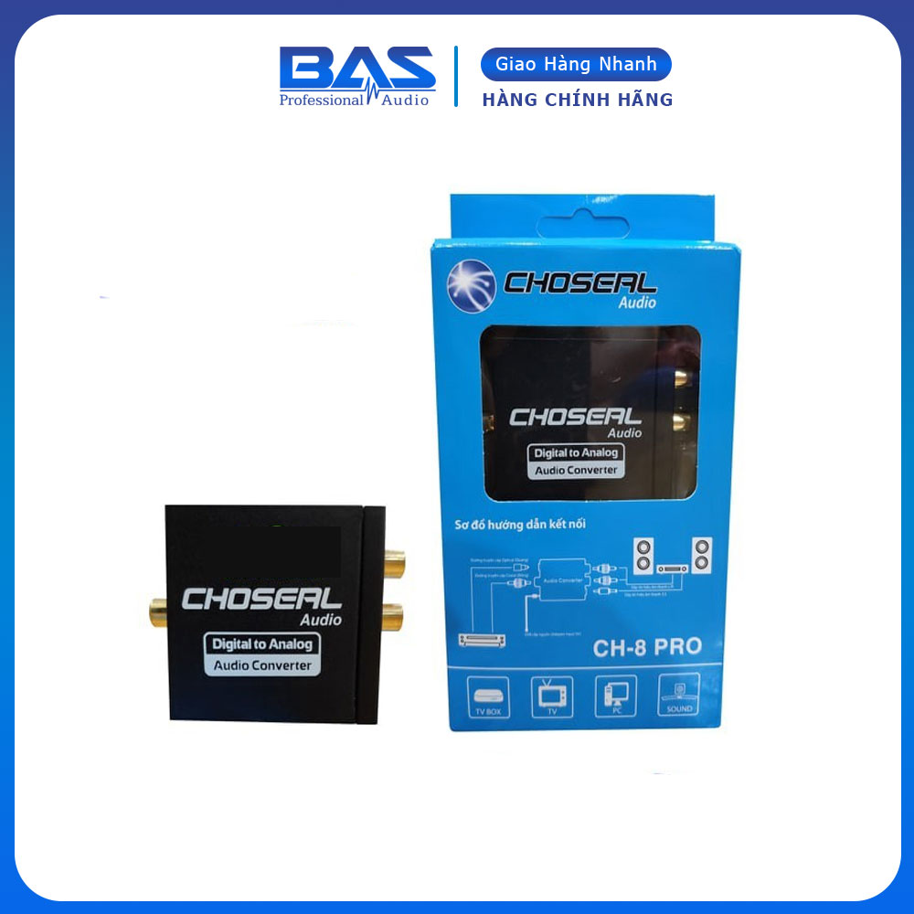 Bộ chuyển đổi âm thanh Choseal CH-8 Pro