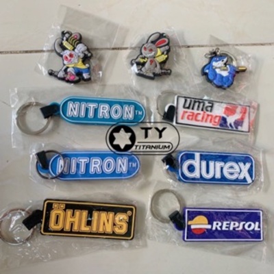 ???? móc khoá silicon dẻo ??