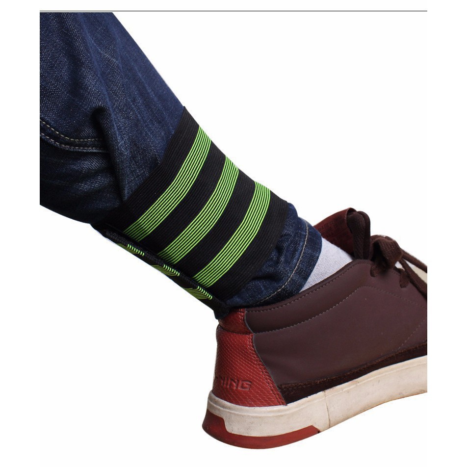 Bó ống chân hàn quốc cà sạp - bó ống quần đi phượt co dãn chất bền, chất liệu co giãn để bó chặt ống quần người lao động, tăng sự cơ động cho công nhân khi làm việc