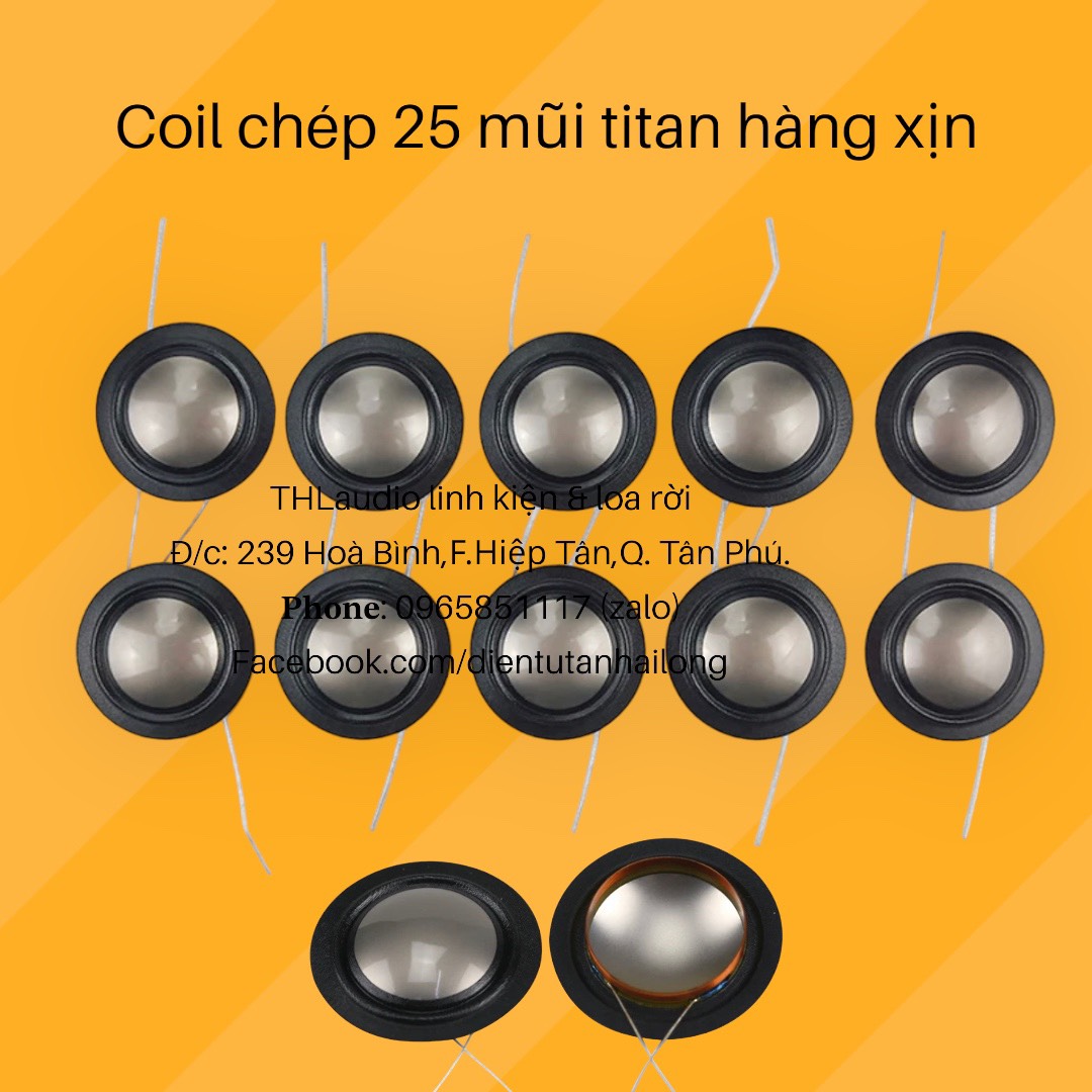 Coil treble 25.5 & 24,5 neo xịn