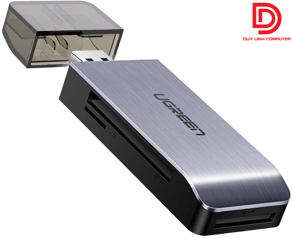 Đầu đọc thẻ nhớ sd/tf/cf/ms chuẩn usb 3.0 ugreen 50541 chính hãng