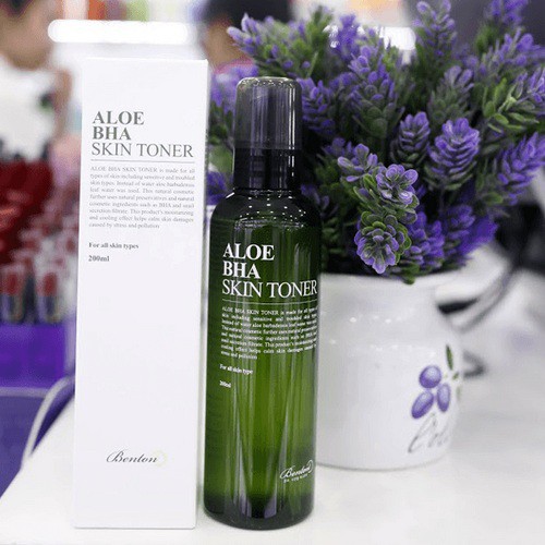 Nước Hoa Hồng Chiết Xuất lô Hội Benton Aloe BHA Skin Toner 200ml