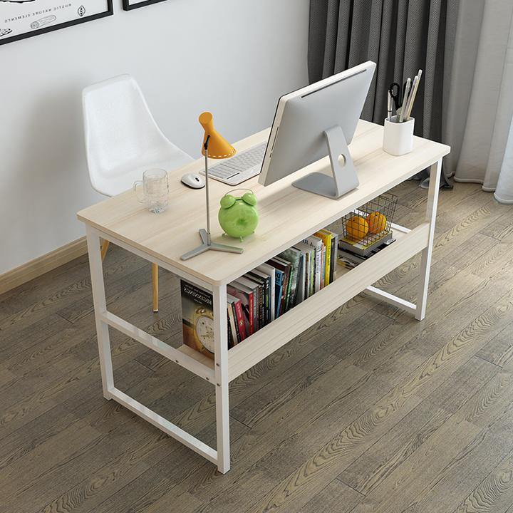 Bàn làm việc 2 ngăn - bàn học sinh 100cm x 73cm x 45cm đa năng