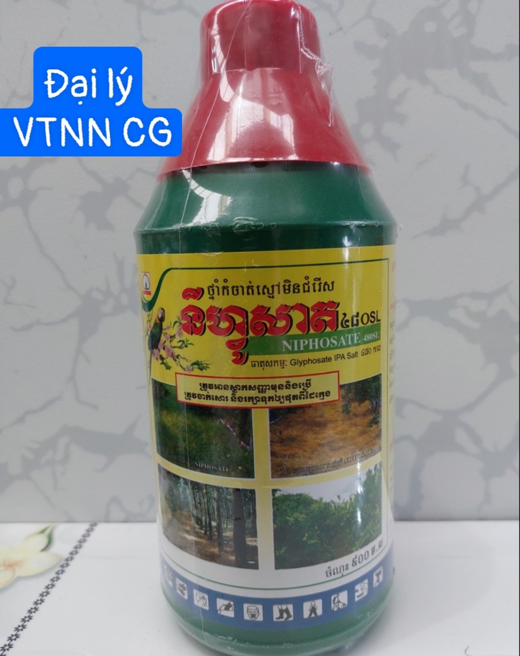 Thuốc trừ cỏ lưu dẫn tận gốc niphosate 480sl dòng cũ lưu dẫn tận gốc cỏ dại
