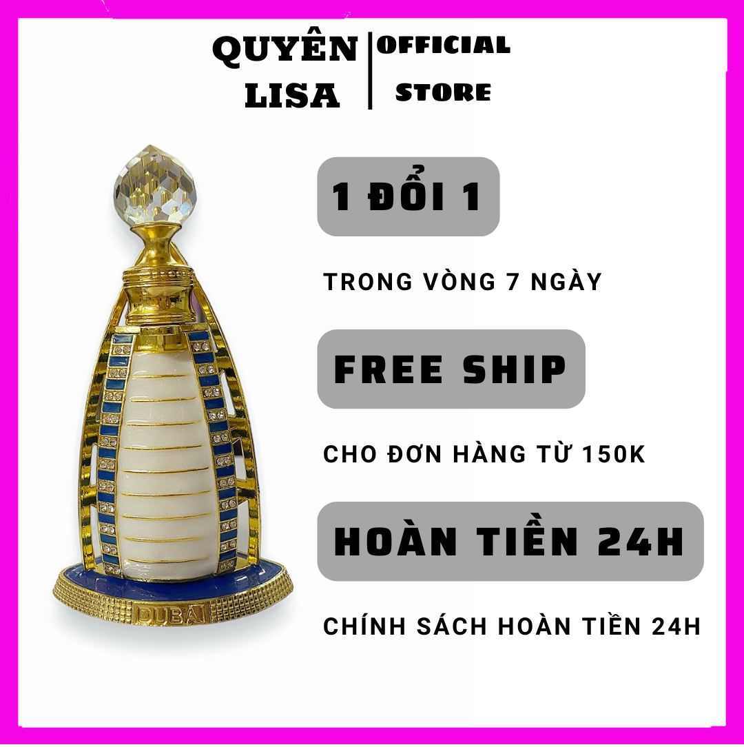 Tinh dầu nước hoa dubai tinh dầu dubai cánh buồm 15ml dạng chấm mạnh mẽ cho nam | nước hoa dubai thuyền nam