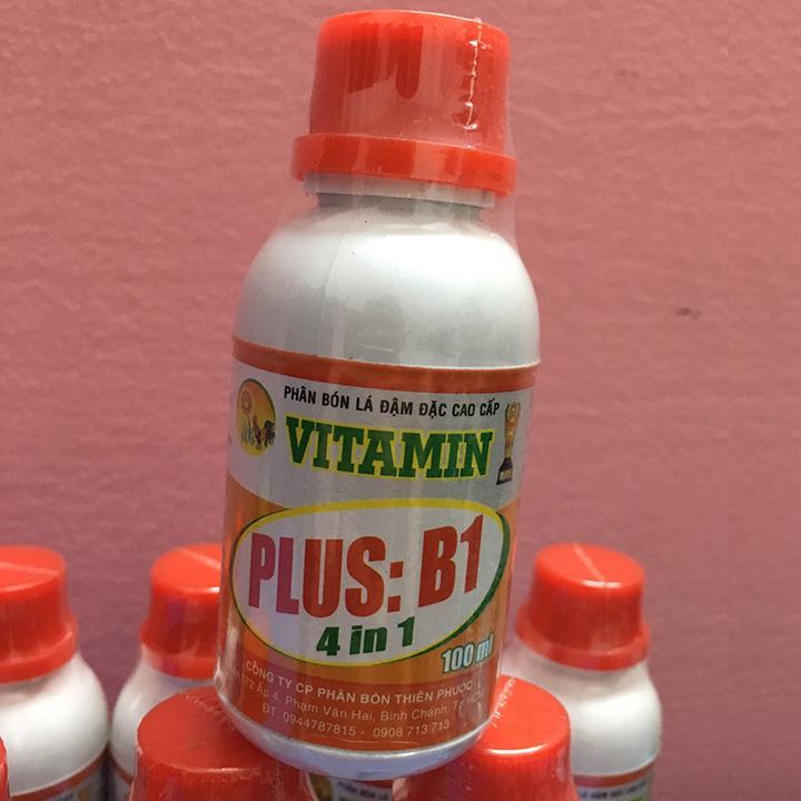 Phân bón lá cao cấp Vitamin Plus B1 - Kích thích ra rễ, kích thích ra hoa