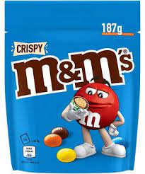 Socola m&m crispy xanh nội địa đức 187g
