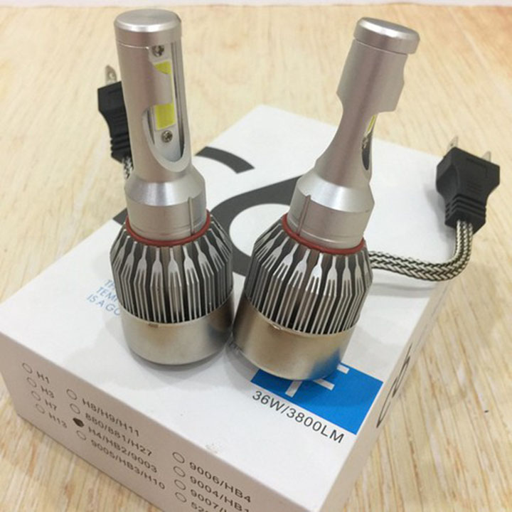 ĐÈN PHA LED C6 2 TIM - ĐÈN PHA LED C6 2 TIM ĐÈN 3 CHÂN