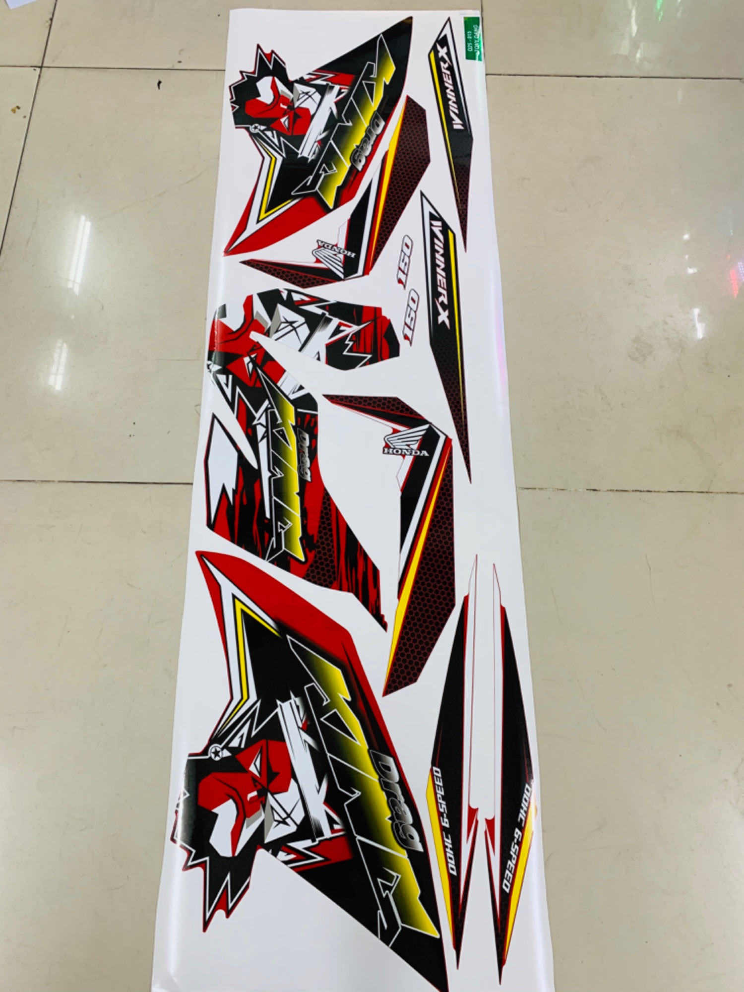 [HCM]Tem rời winnerX mẫu Kingdrag 3 lớp bóng- nhám cao cấp