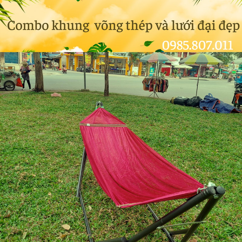 Khung võng thép sơn tĩnh điện ống phi 32 màu đen giá siêu rẻ