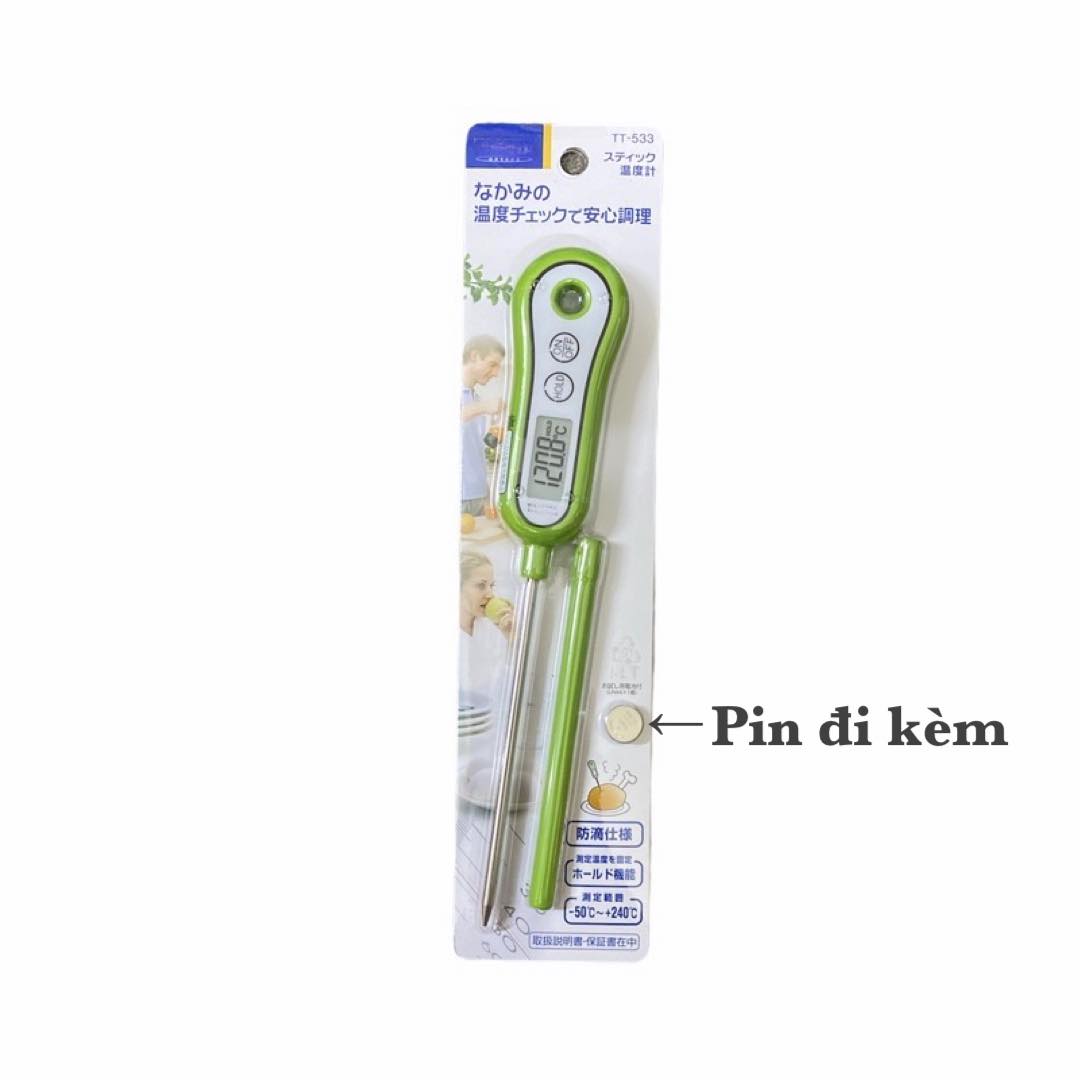 Nhiệt kế điện tử đa năng - đo nhiệt độ nước, sữa, thực phẩm TANITA