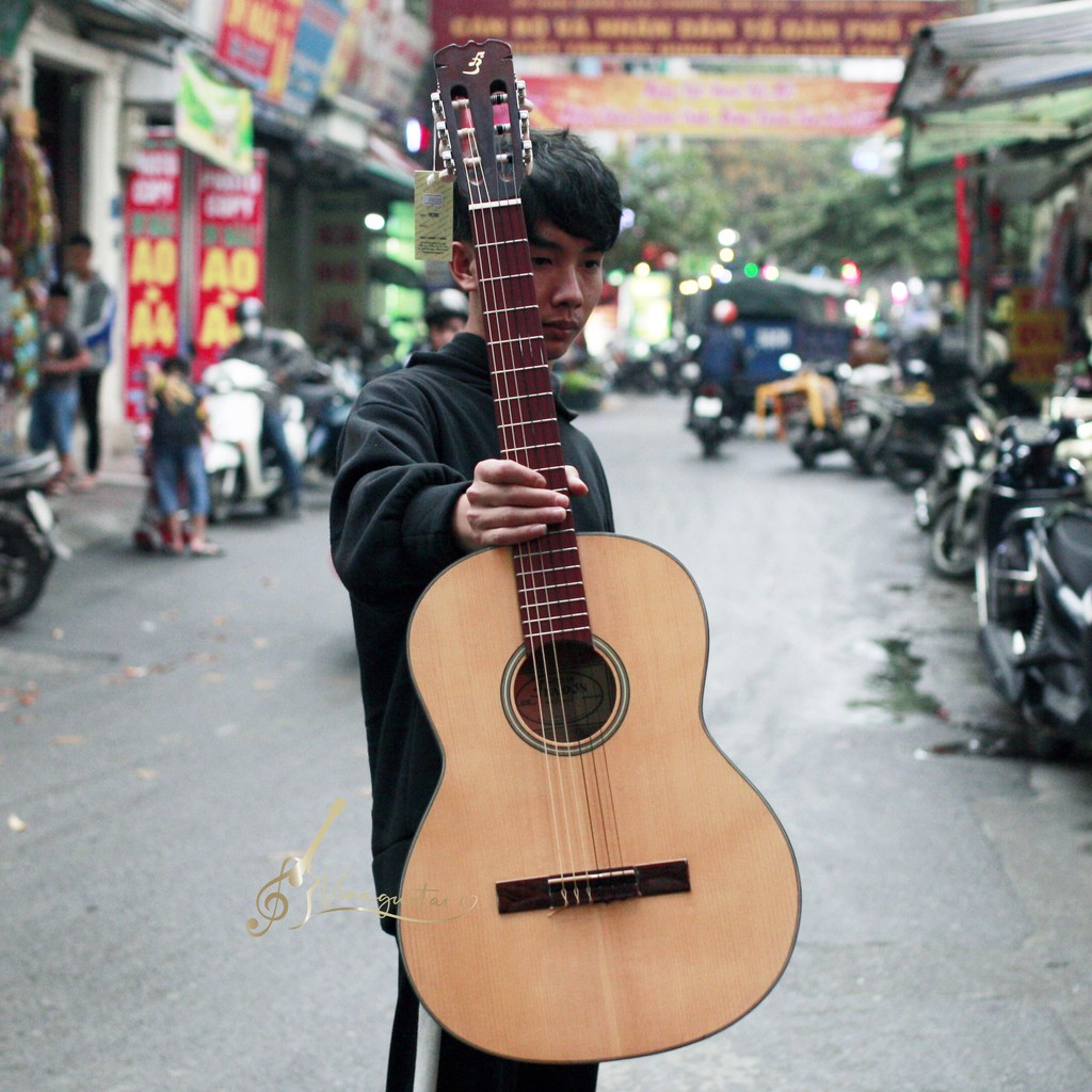 Đàn guitar classic Ba Đờn VE70C ️- guitar cổ điển giá rẻ - ️Vinaguitar phân phối chính hãng