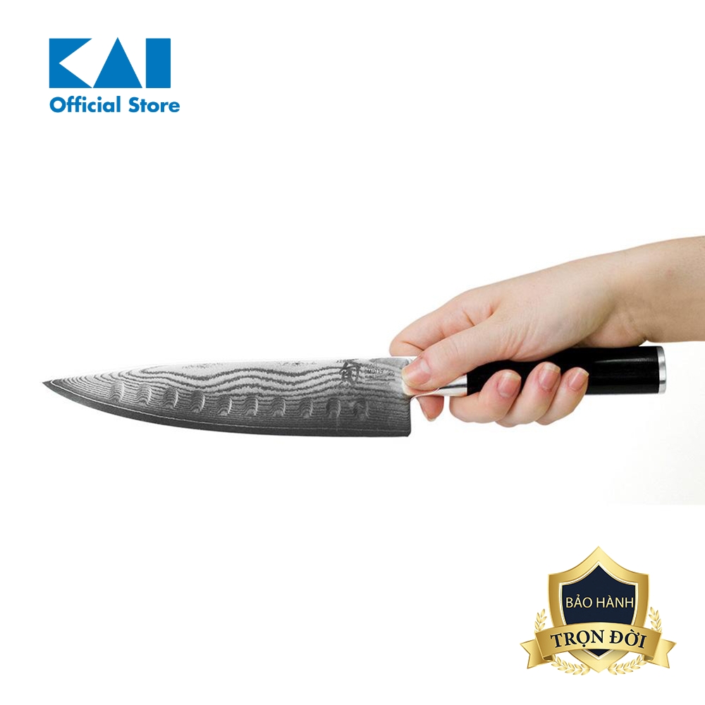 [Trả góp 0%] Dao làm bếp Nhật cao cấp Shun Classic H.G. Chef - Dao thái thịt cá thép Damascuss 69 lớp DM0719 (200mm)