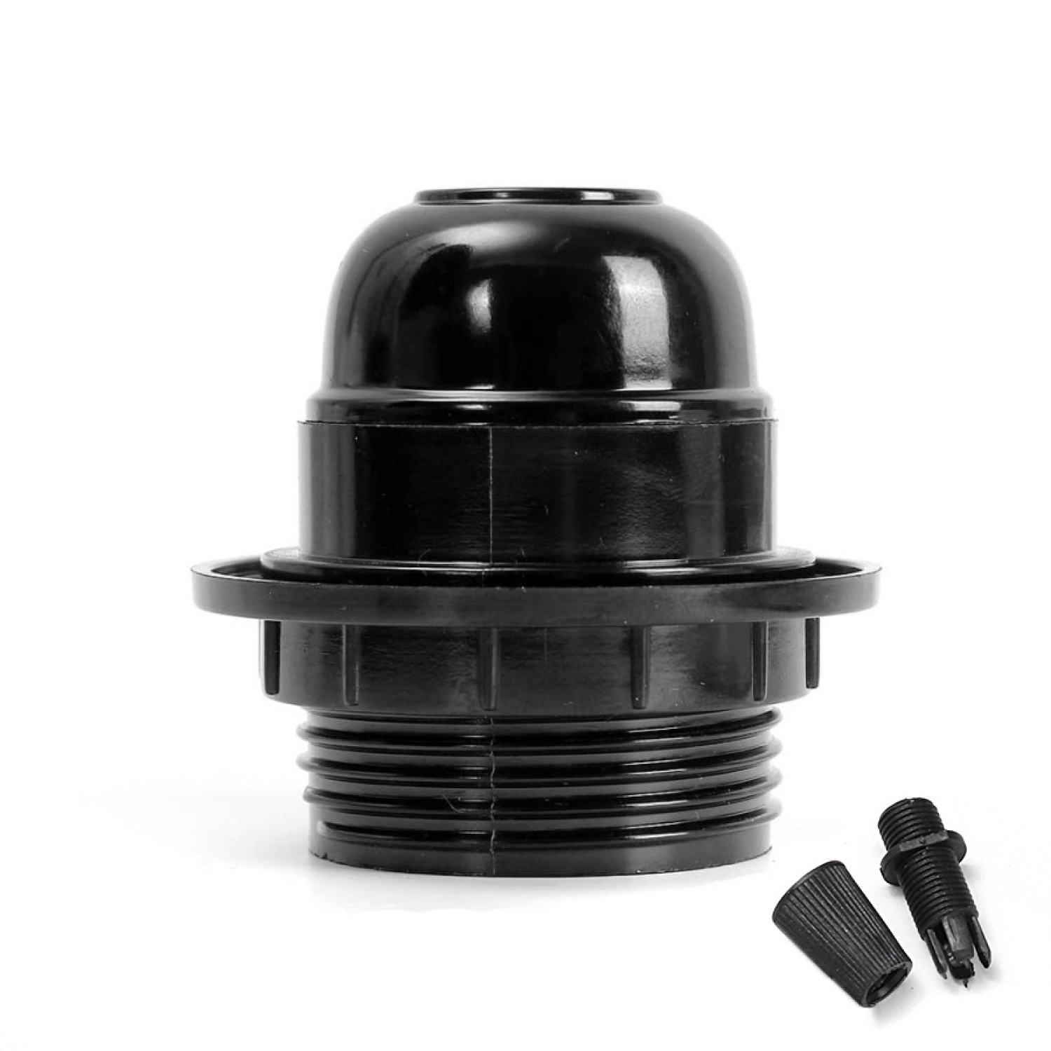 Đui đèn vành E27 dùng cho lồng đèn mây tre, đèn gỗ, đèn sắt.
