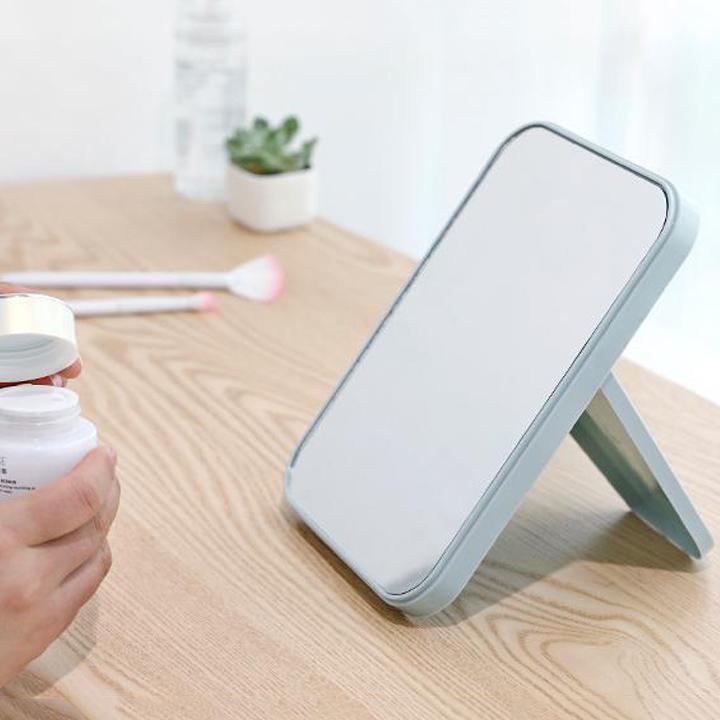 GƯƠNG ĐỂ BÀN HÌNH CHỮ NHẬT - GƯƠNG SOI ĐỂ BÀN TRANG ĐIỂM NHIỀU MÀU, THIẾT KẾ NHỎ GỌN SANG TRỌNG