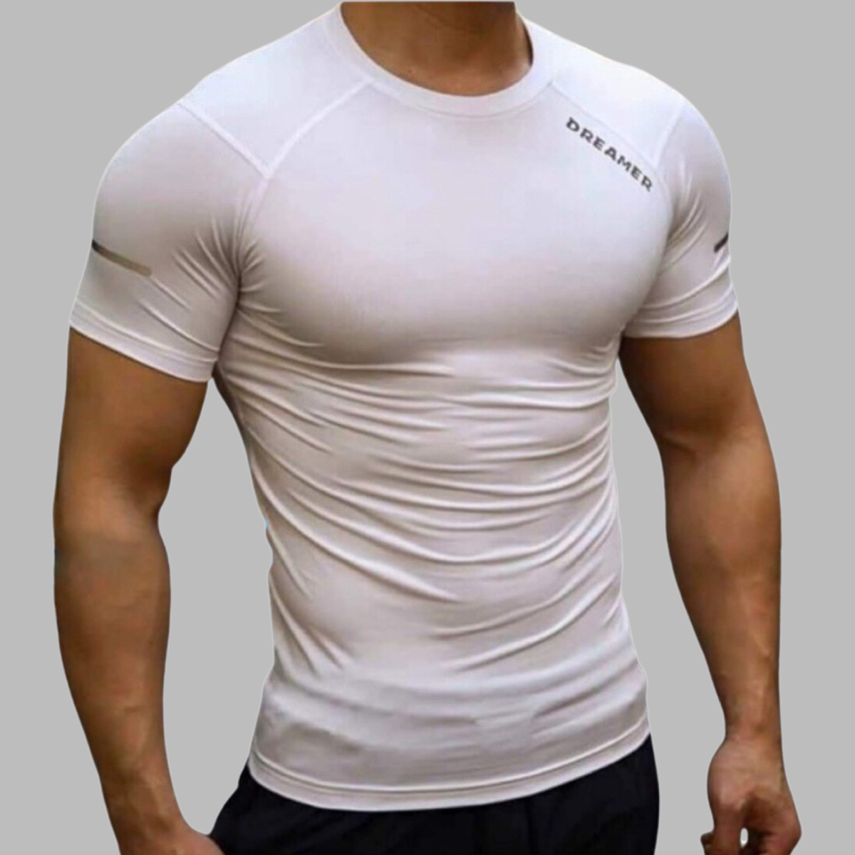 Áo Thun Thể Thao Nam Cổ Tròn Tập Gym Form Ôm Body Dreamer - 3