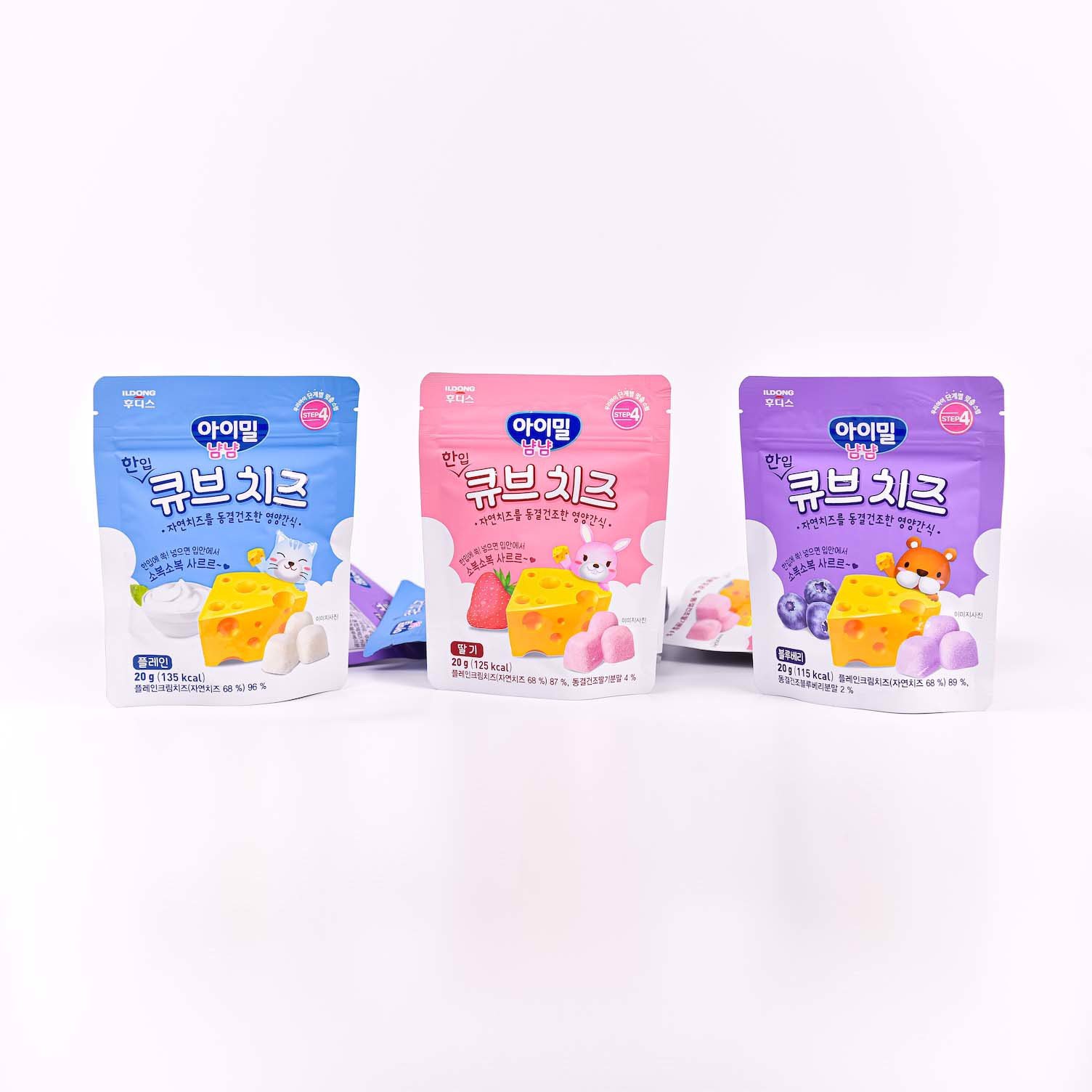 Phô mai khô, kẹo phô mai khô dinh dưỡng Ayimeal YumYum Ildong Hàn Quốc 20g cho bé ăn dặm từ 12M [T3/2023]