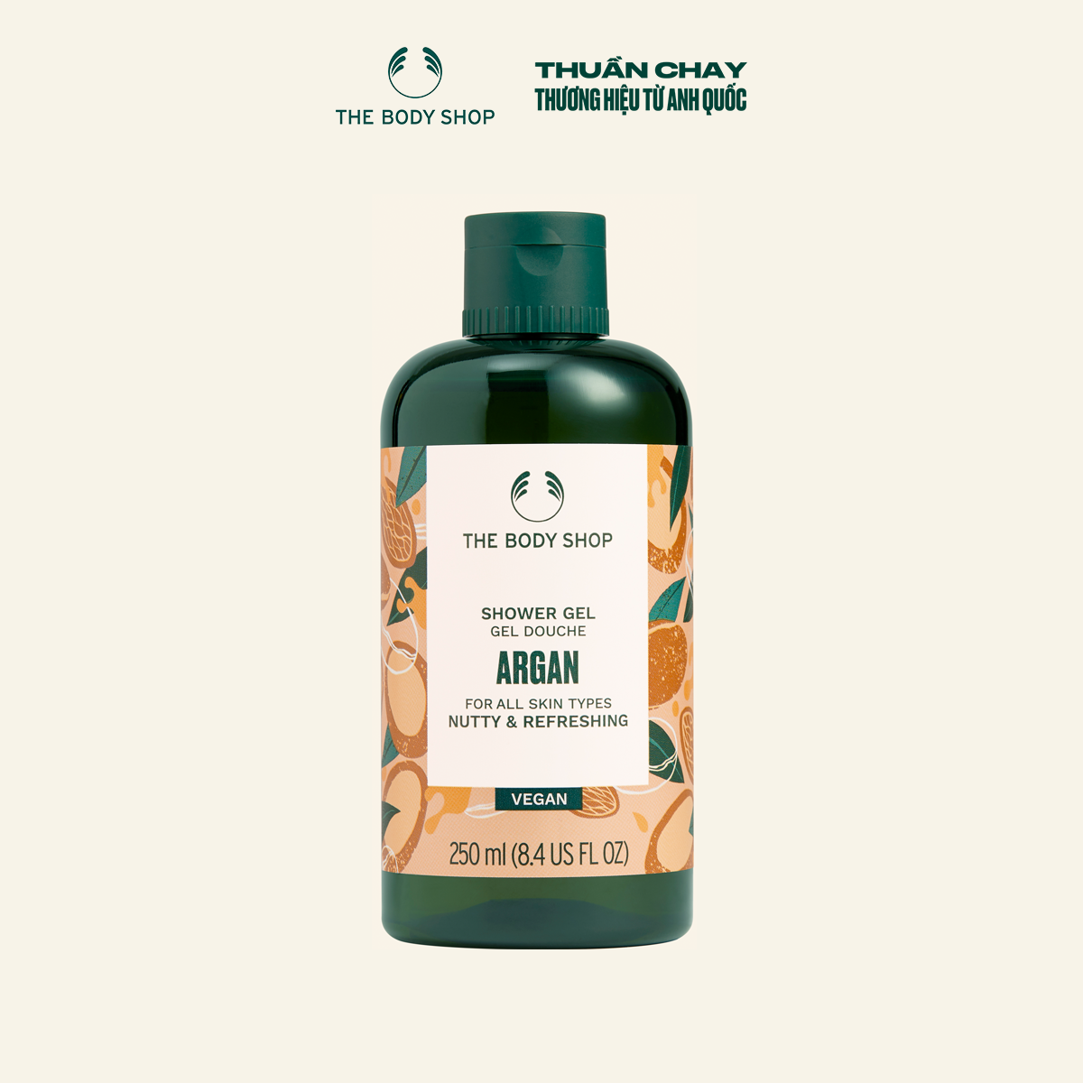 Sữa tắm wild argan oil shower gel 250ml the body shop