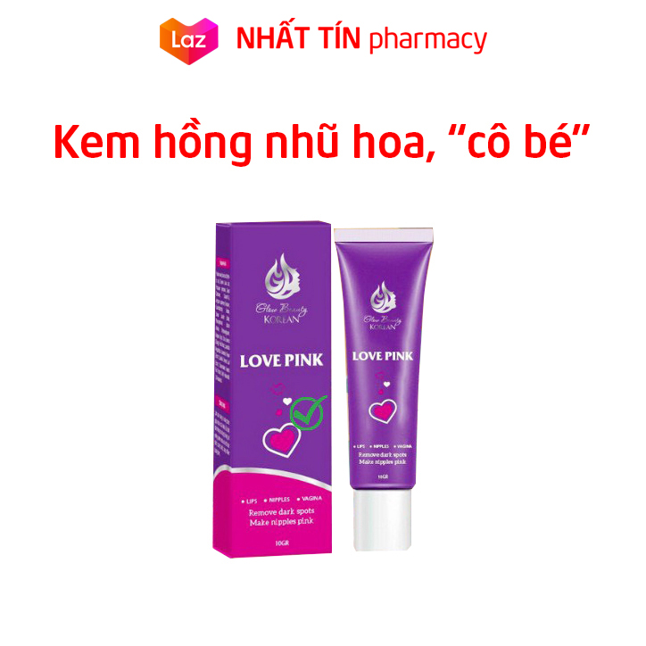 Kem dưỡng da làm hồng nhũ hoa, làm hồng ti, hồng môi, bẹn, cô bé hiệu quả sáng da, làm ẩm da - Tuýp 10g