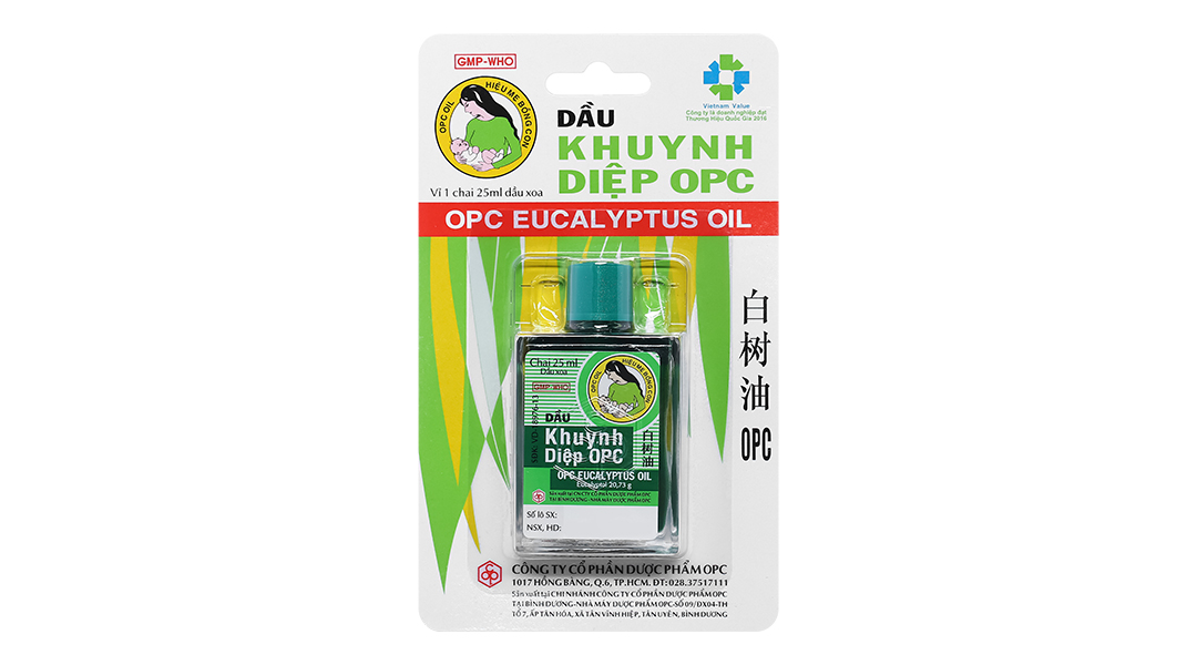 Dầu khuynh diệp opc chai 25ml