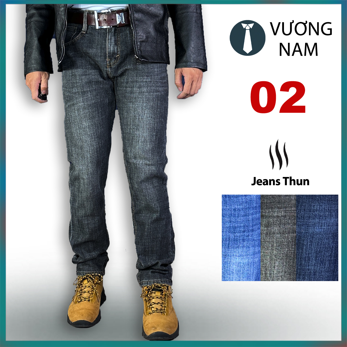 Quần jean nam chất bò LOẠI XỊN ống suông vừa cao cấp co giãn wash đẹp HÀNG XƯỞNG VN VNO109