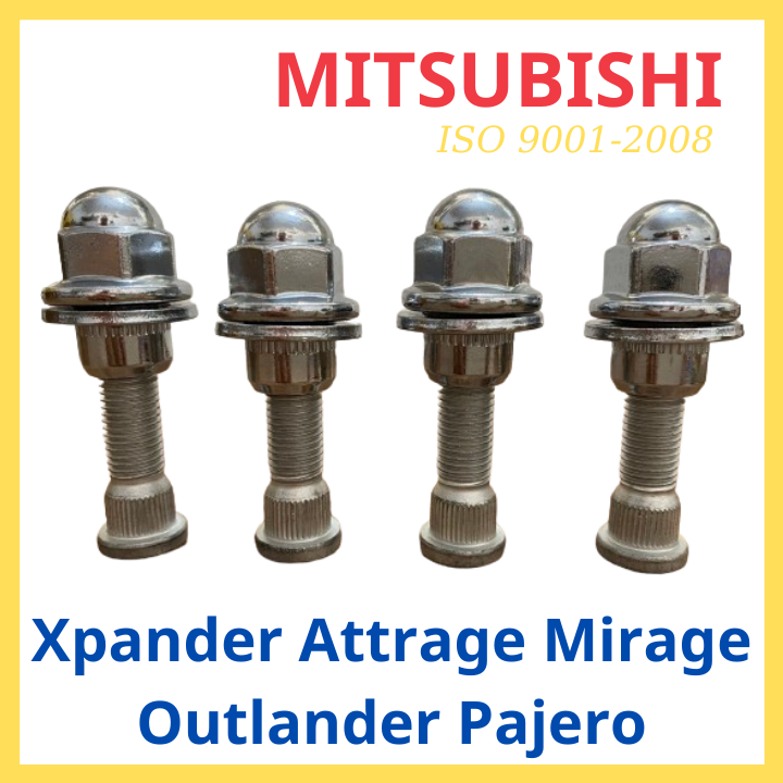 Bulon Tắc kê ốc lốp la zang xe Mitsubishi Xpander Attrage Mirage Outlander Pajero loại tốt