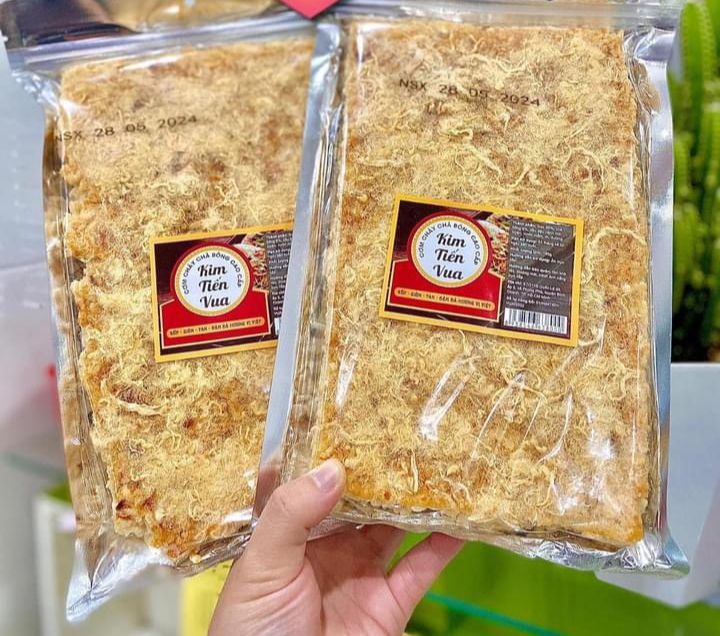 Cơm cháy chà bông cao cấp tiến vua_200gram/miếng