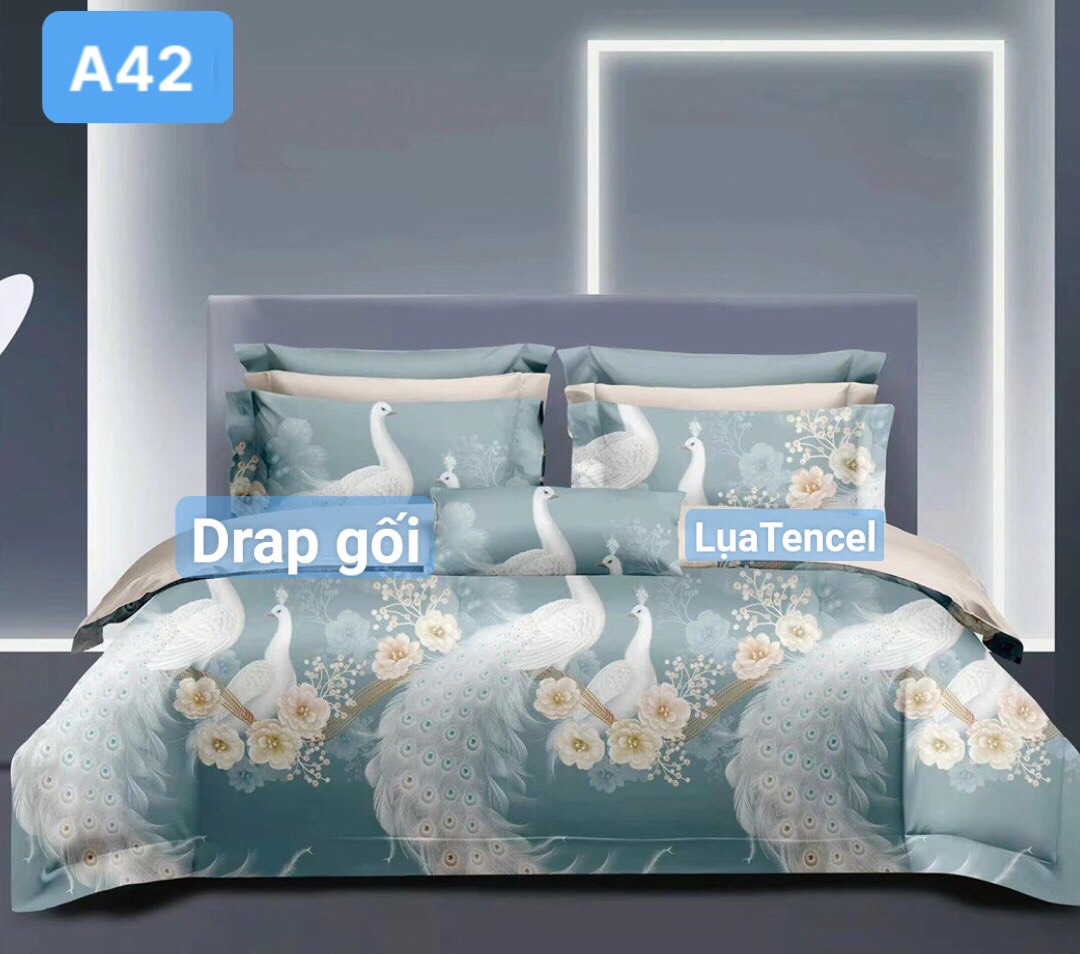 Bộ drap có mền tencel vải nhập hàn quốc đỉnh cao mát mềm mại