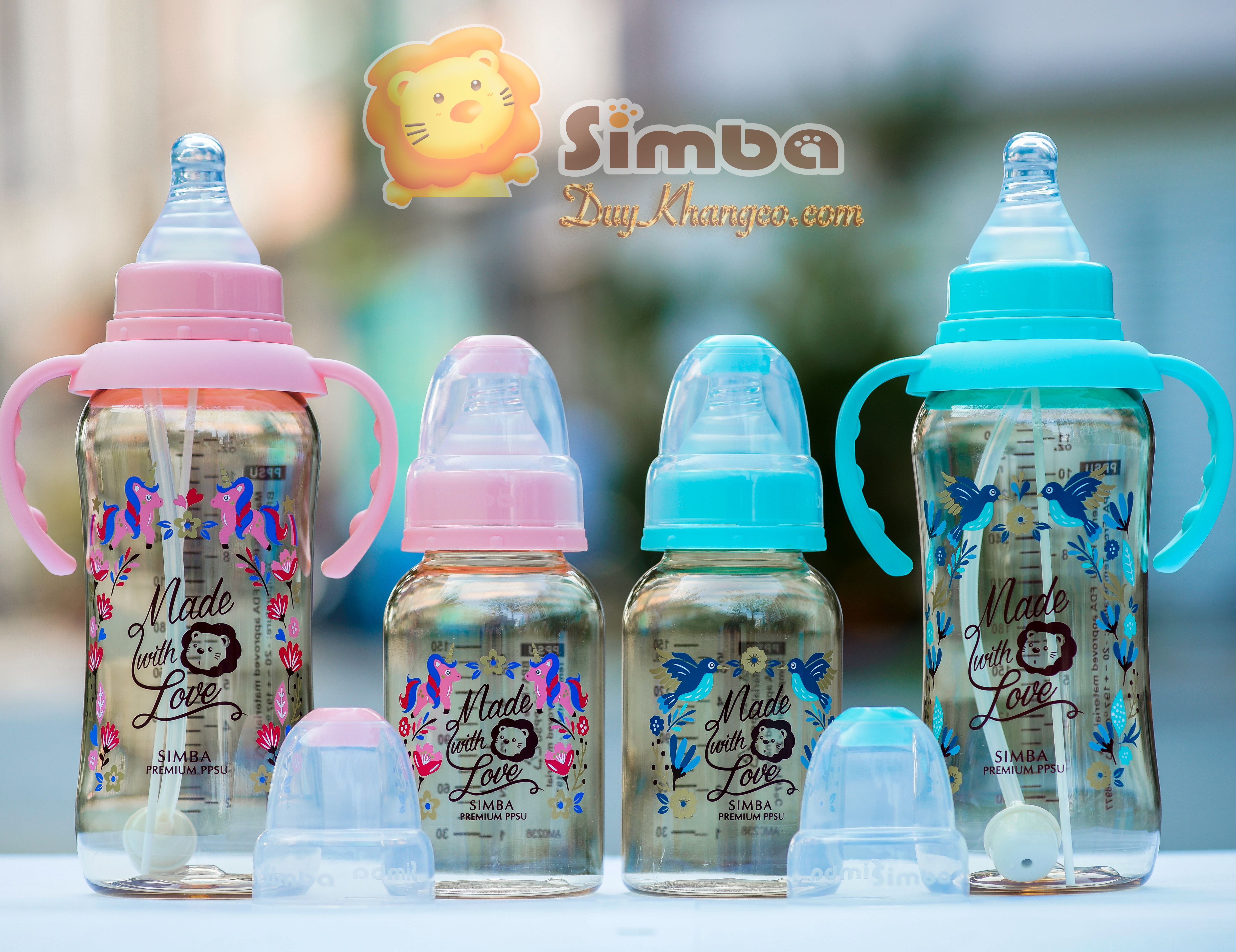 [HCM]Bình sữa Simba 150ml nhựa PES hồ lô cổ rộng P6886-A1