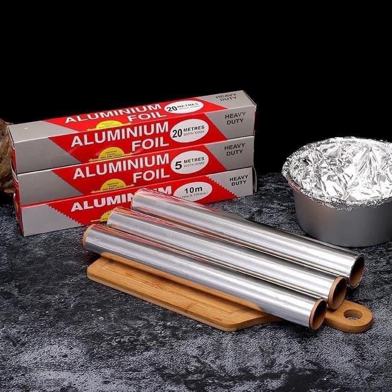 Giấy bạc nướng thực phẩm, nướng bánh, nướng thịt khổ 5m x 30cm