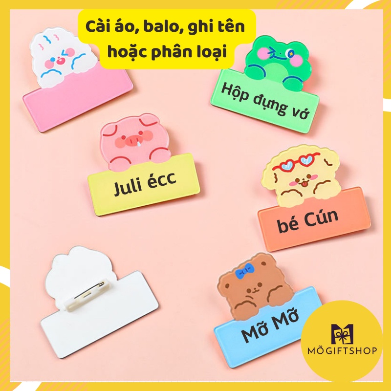 Ghim cài balo huy hiệu cài áo acrylic